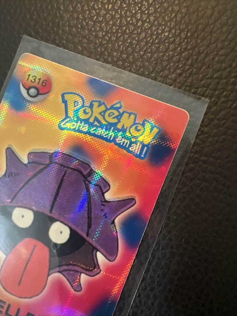Shellder #1316 Pokémon Vintage 90's Prism Vending Sticker