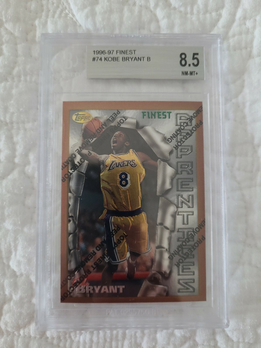 コービー・ブライアント1996 TOPPS FINEST #74 Kobe Bryant Rookie 1996 Topps Finest #74 Mint PSA 9 HALL OF