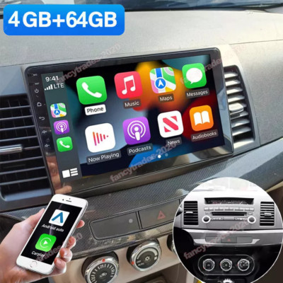 4+64GB Android 13 Car GPS Radio Carplay Stereo For 2008-2017 Mitsubishi Lancer