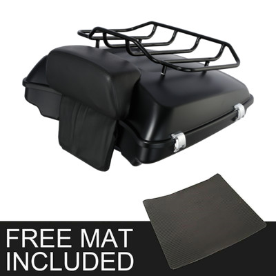 5.5'' Razor Pack Trunk Pad Luggage Rack Fit For Harley Tour Pak Road King 14-24