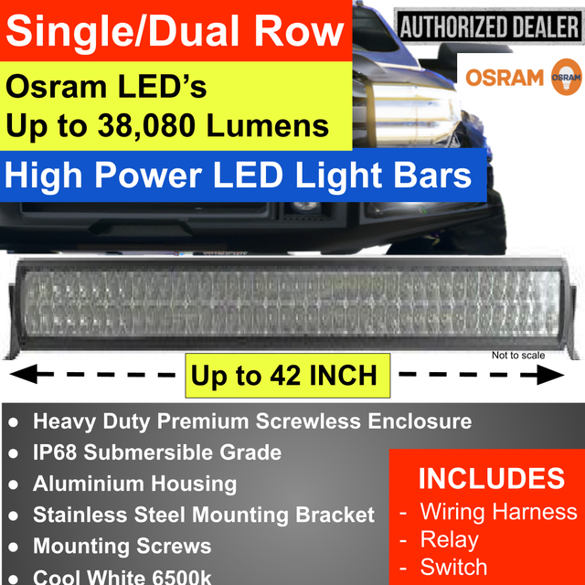 High Power LED Light Bars.