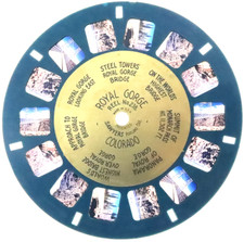 Royal Gorge, Colorado - View-Master Gold Center Reel - vintage GC-238