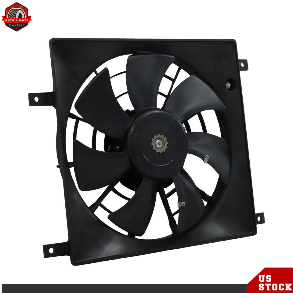 Conjunto de ventilador de refrigeración del radiador condensador de CA para Suzuki Sx4 2007-2012 2013 2,0 L Foto 3 de 4