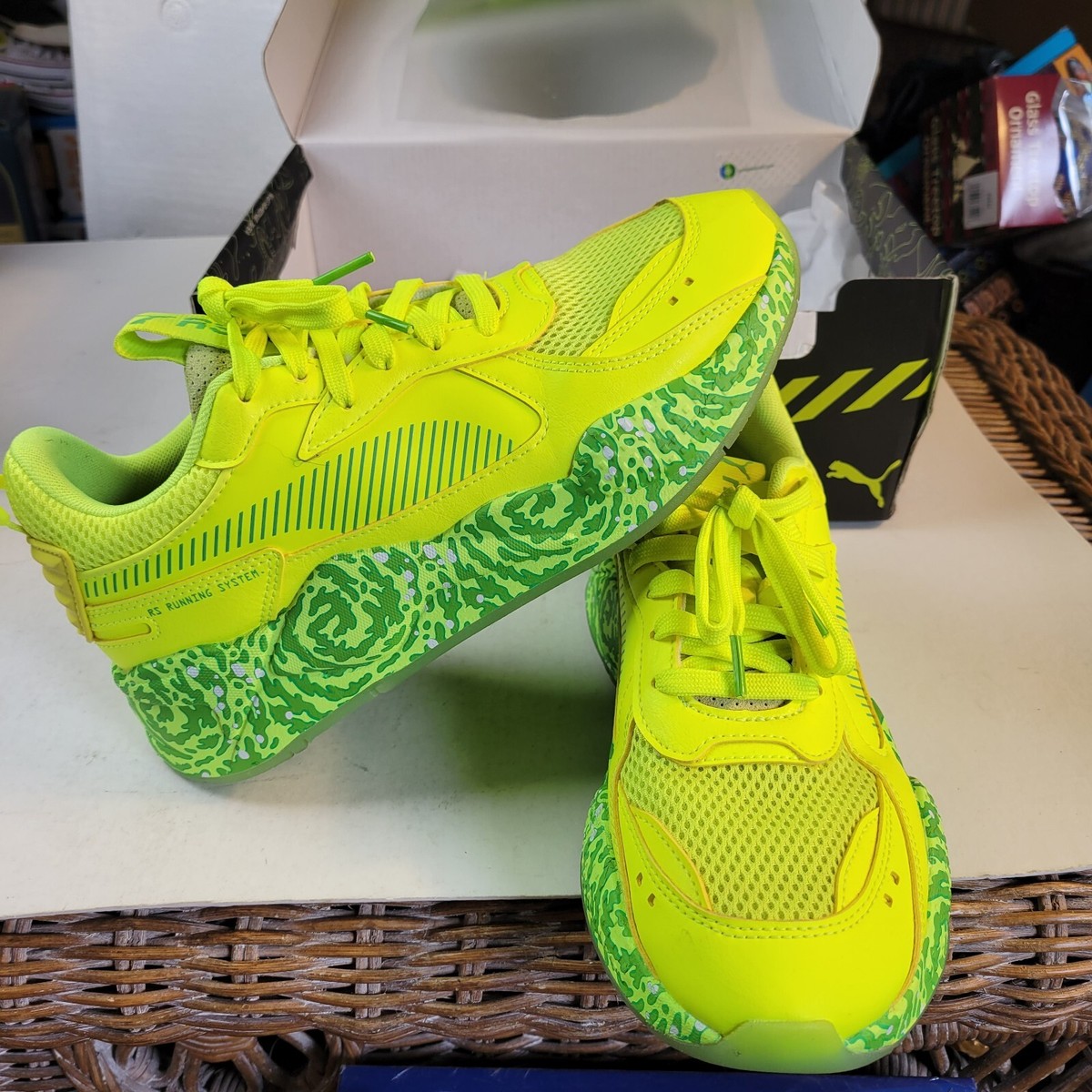 Size 12 - Rick and Morty x Puma RS-X Yellow Size 11.5 - Rick and Morty x Puma RS-X Yellow for sale  main image 3