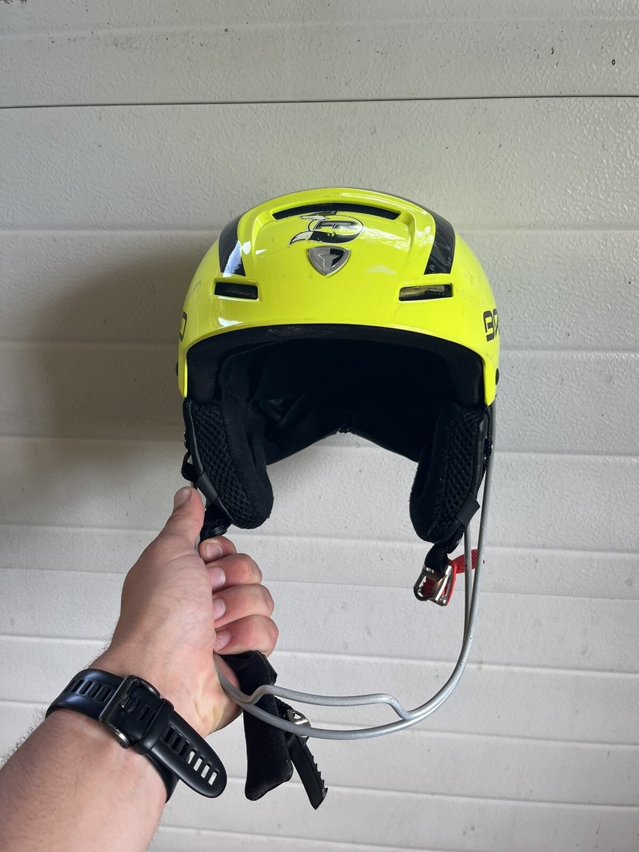 Briko Slalom Helmet - Used Yellow Medium Soft Ear Helmet
