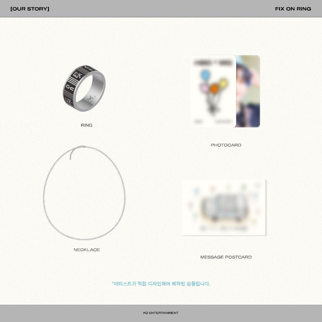ATEEZ Mingi HBD MD Fix On Ring Our Story Birthday Official Limited