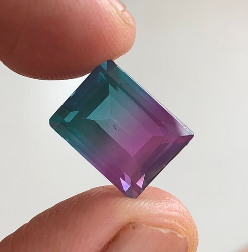 Tormalina Bi Colore 7,50 Cts, Alta Qualità Tormalina Bi Colore Doppia Gemma - Foto 2 di 5