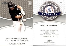 MACON WINSLOW 2022 LEAF PERFECT GAME 