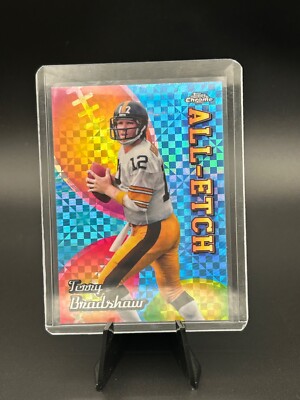 2024 Topps Chrome Football Terry Bradshaw All-Etch X-Fractor  #CAE-TB