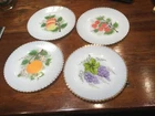 MacBeth-Evans 8" Monax Salad Plates- Cherries, Peaches, Grapes, Orange