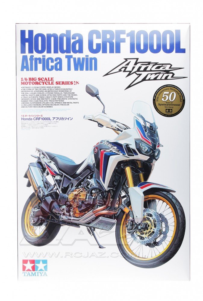 TAMIYA 16042 Honda CRF 1000L Africa Twin 1:6 Bike Model Kit - Image 13