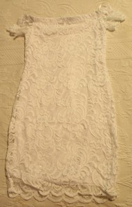 ambiance white lace dress