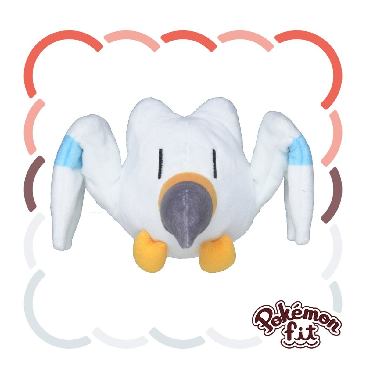 Pokemon Center Fit Plush Doll 278 Wingull 6in Water Seagull Bird