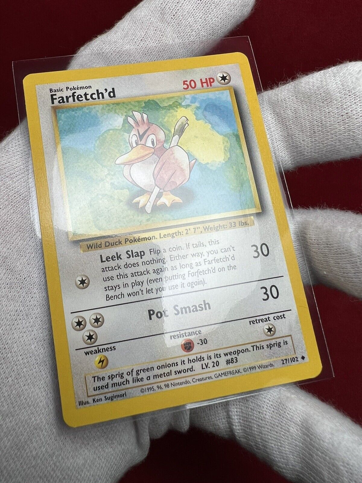 Pokemon Farfetch'd Base Set Frete Incluso