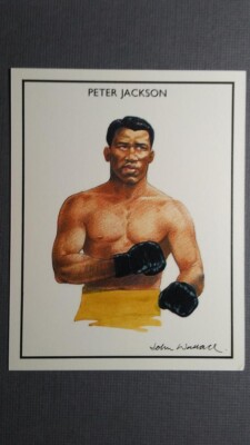 Peter Jackson - 1991 Ideal Albums Boxing Greats Card
