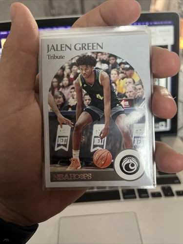 Jalen Green Rookie Card Panini Chronicles NBA Hoops Draft Picks Tribute No. 54