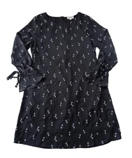 Studio B By Bobeau Women's Small Black Long Sleeve Dress