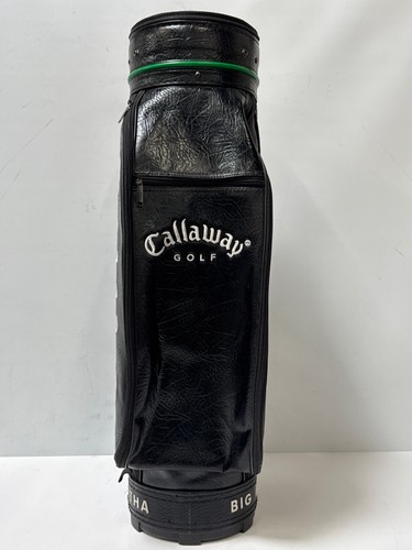 Callaway Big Bertha Leather & Nylon 6 Way Golf Carry Bag w/ Strap - Picture 2 of 11