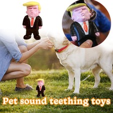 Pet Clay Sculpture Latex Dog Toy Puppy Dog Pe...