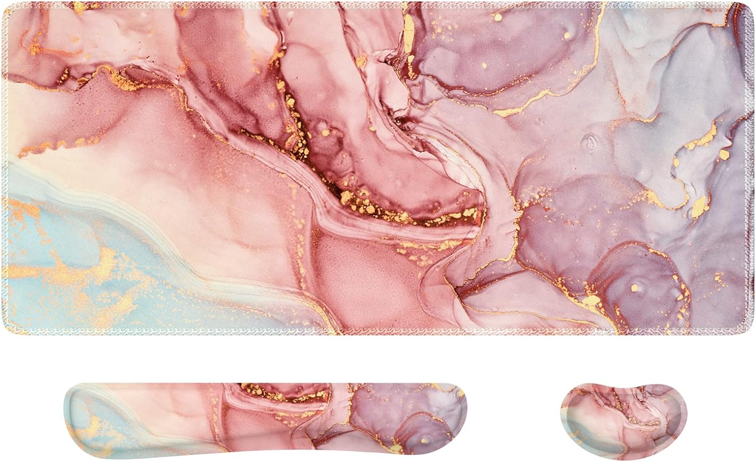 Ergonomic XXL Gaming Mouse Pad with Wrist Rest & Desk Mat-image