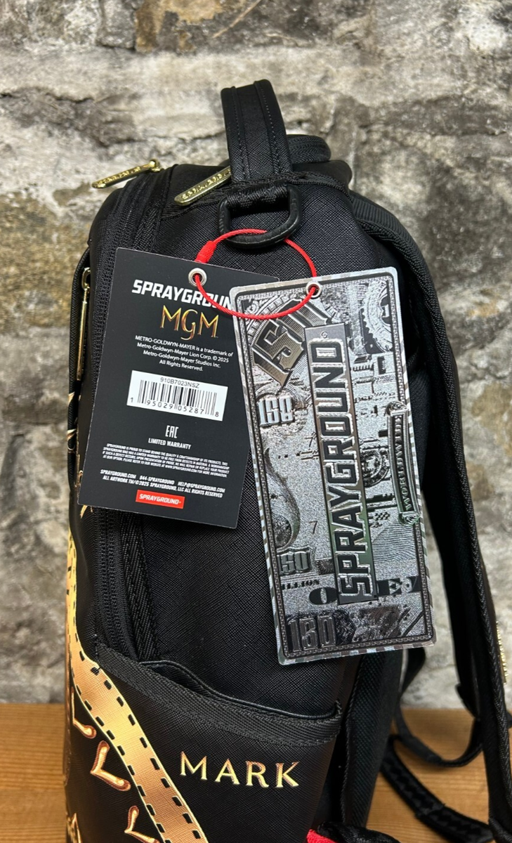 SPRAYGROUND MGM LOGO BACKPACK B7023 NEW IN BAG w/ TAGS | eBay