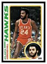1978 TOPPS ARMOND HILL #70 ROOKIE CARD HAWKS HIGH GRADE BEAUTIFUL CARD. rookie card picture
