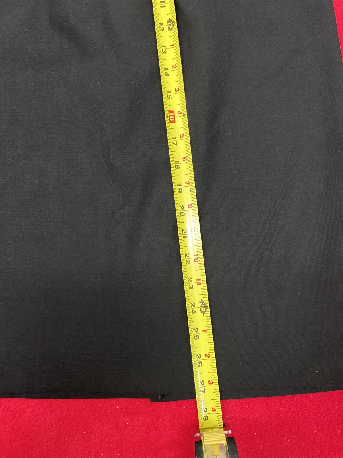 BLACK BASIC Talbots Petite Size 10 Wool knee leng… - image 4