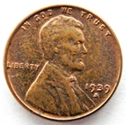 1939-S Uncirculated Red San Francisco Mint Copper Lincoln Wheat Cent