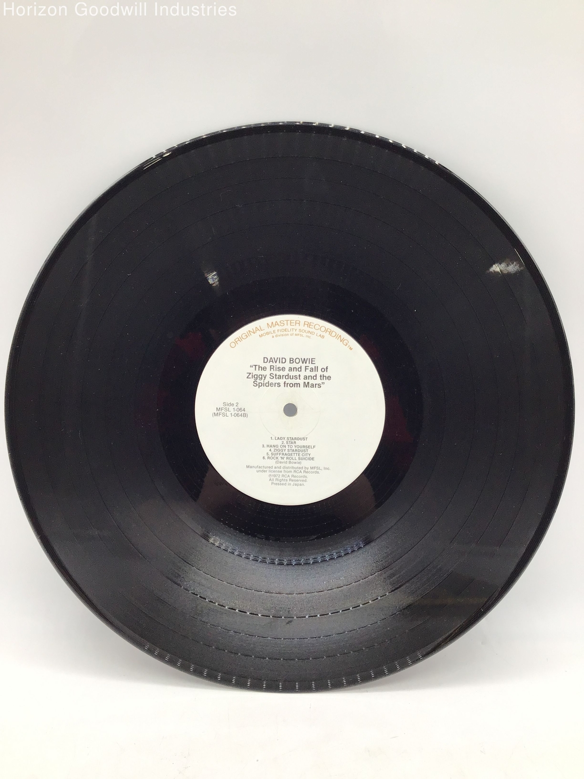 David Bowie The Rise & Fall Of Ziggy Stardust Original Master Recording LP Vinyl eBay