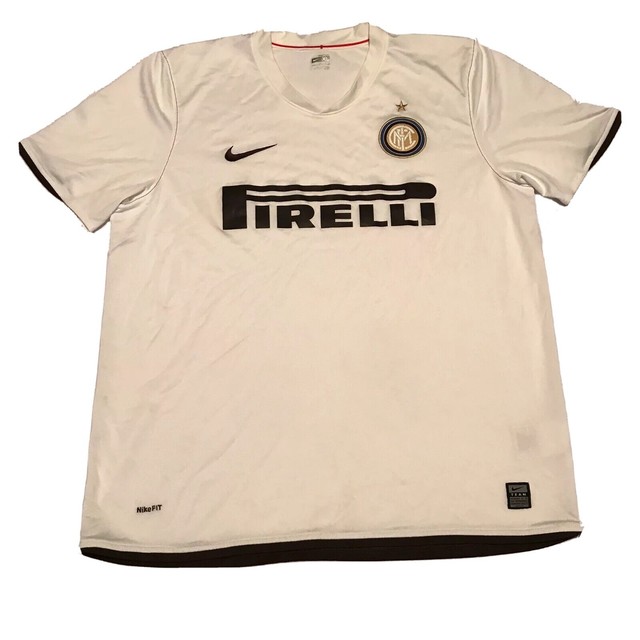 Inter Milan Internazionale Nike Pirelli White Soccer Trikot Jersey Men's Xtra Lg | eBay