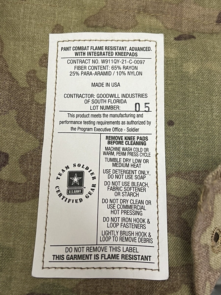 Army Combat Pants W/ Knee Pad Slots GEN 4 All New Design ML