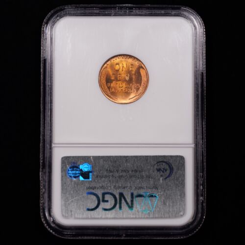1958 Lincoln Wheat Cent 1c - NGC GRADED MS67 RD - WOW!!! - Picture 3 of 4