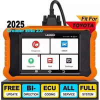 LAUNCH X431 ELITE 2.0 For TOYOTA OBD2 Scanner Car Diagnostic Tool ECU Key Coding