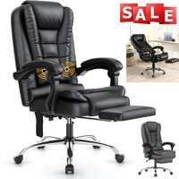 Executive Desk Chair 2Point Massage High Back Office Chair Swivel Computer Chair