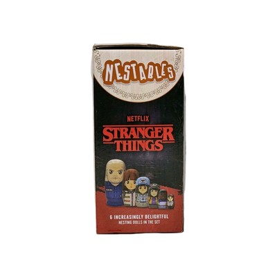 Wooden Nesting Dolls 2022 Stranger Things Characters Nestables (6 Dolls in 1)
