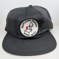 Vintage USA MADE Louisville MFG Mapleton Foundry Patch Trucker Hat Snapback Cap