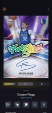 2026 Topps Chrome Future Stars Legendary Auto Cooper Flagg NBA Collect app /75