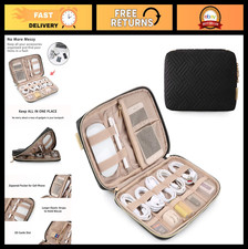 Electronics Organizer Case - Cord  Cable Organizer for Tech Travel Essentials,