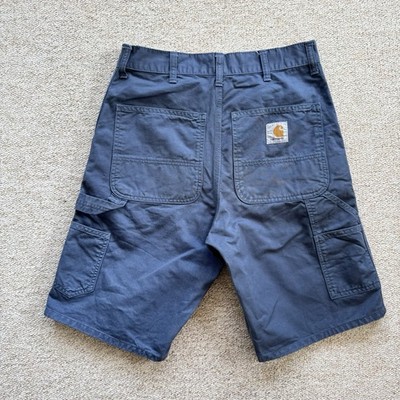 Carhartt Single Knee Work Shorts - Black- Size W30- Pre-owned