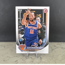 Topps 2025 Bowman Jalen Brunson #62 Base New York Knicks NBA Basketball