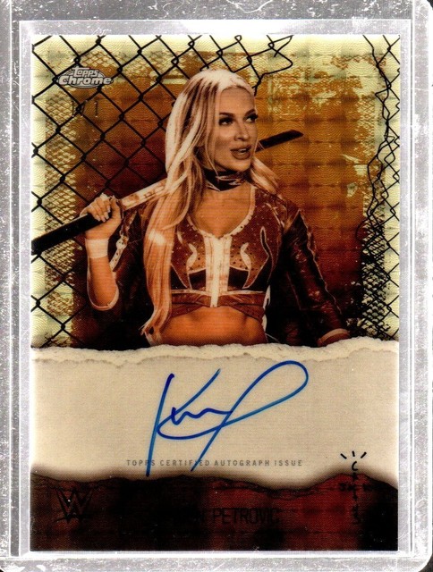 2025 Topps WWE Cactus Jack Karmen Petrovic SUPERFRACTOR 1/1 AUTO