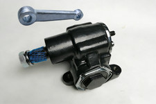 Vega Manual Steering Gear Box Chrome Pitman Arm For Ford Chevy Street Rat Rod