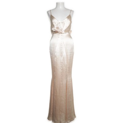 ASOS, Abendkleid, Größe: 36, model: f100200, Beige, Polyester, Satin, Damen #xxz