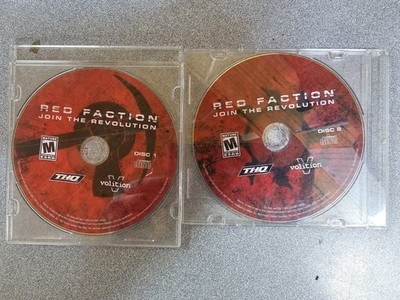 Red Faction: Join the Revolution Original Game PC CD-ROM disc one and two