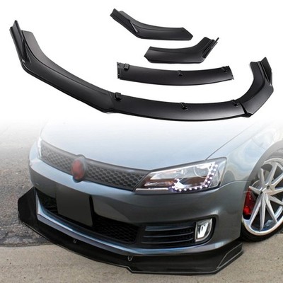 Front Bumper Lip Splitter Spoiler Hellcat Matte Black For 2010-18 Jetta 6 VI MK6
