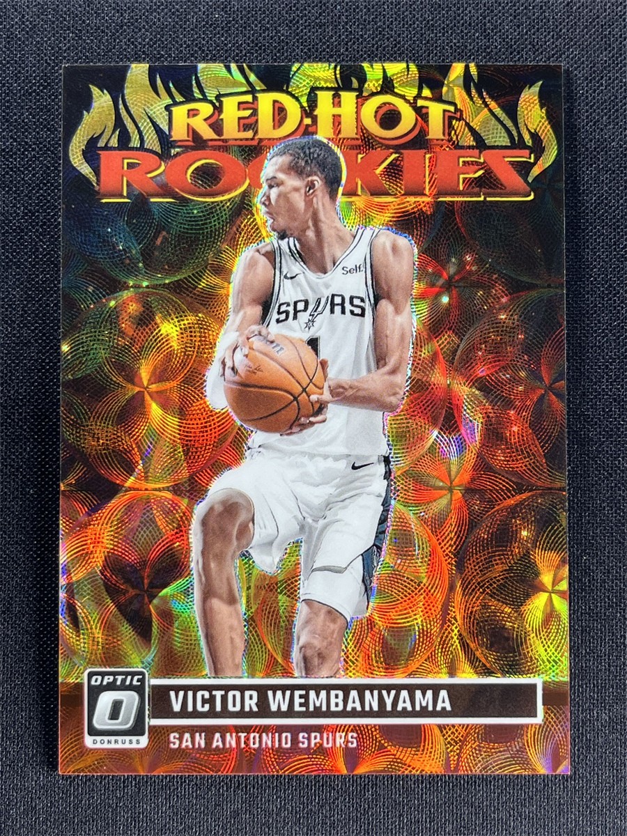 2023-24 Donruss Optic Victor Wembanyama #2 Red Choice Red Hot Rookies RC /99
