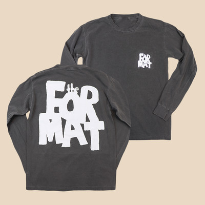 Collection The Format Band Tour Long Sleeve Charcoal Full Size S to 5XL MD1231
