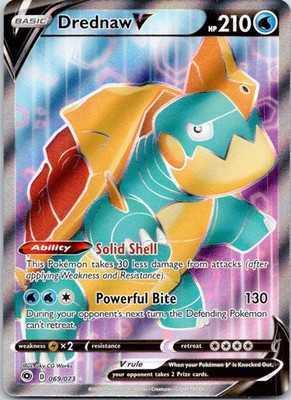 Drednaw V (Full Art) Holo Ultra Rare Champion's Path 69/73 NM