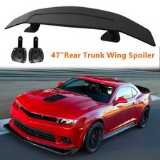 47" Heckflügel Heckspoiler Spoiler Lippe Matt Schwarz Für Chevrolet Camaro Coupe