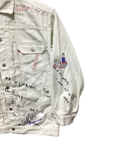 Ameri Gabrielle Women's Denim Jacket Graffiti Sty… - image 4